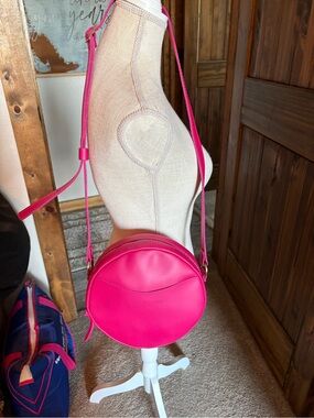 Plg unicorn 🦄 hot pink large circle bag, brand new with tags. Not on website.